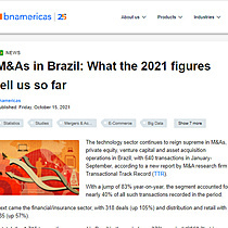 M&As in Brazil: What the 2021 figures tell us so far